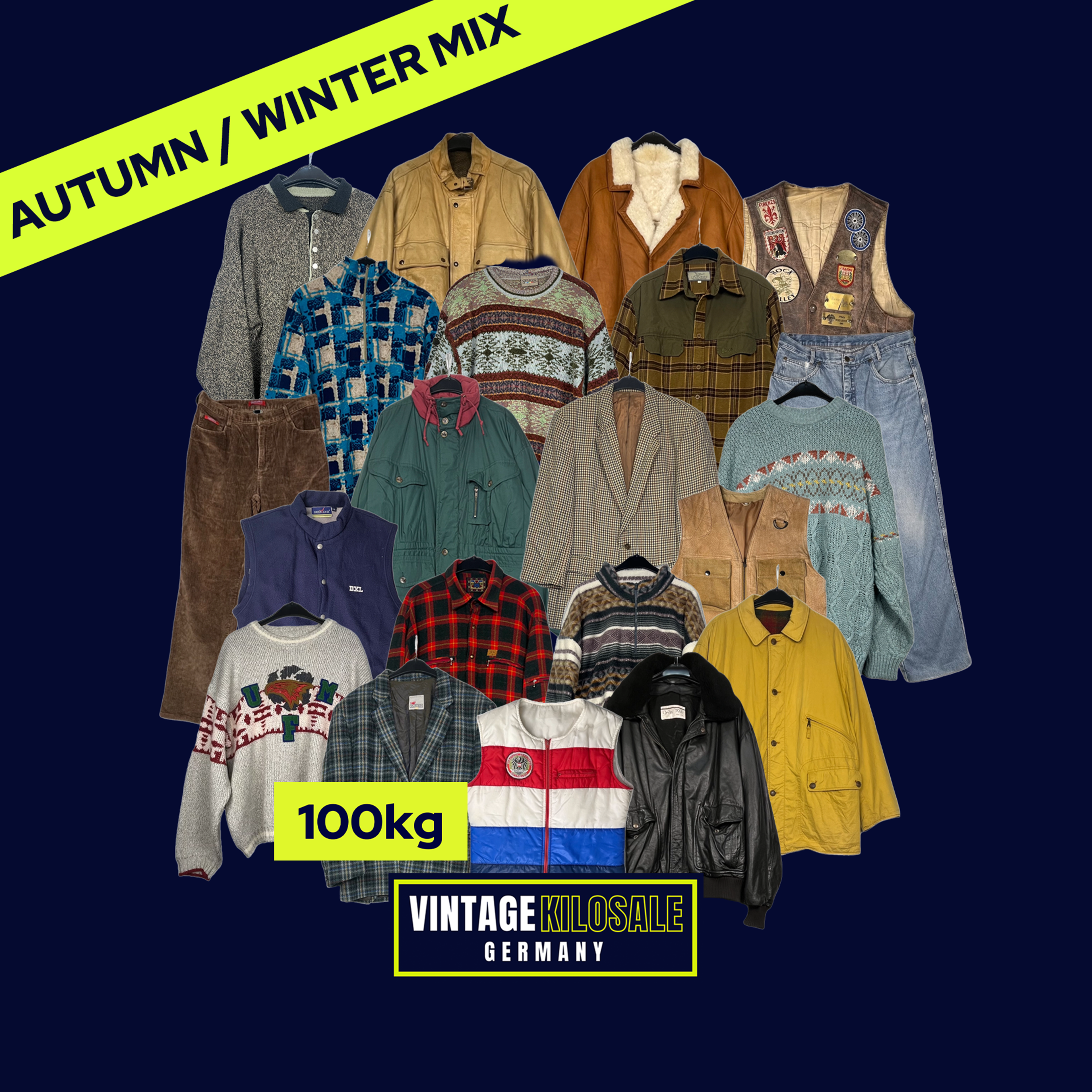 AUTUMN / WINTER MIX | UNISEX Vintage Mix | 100kg