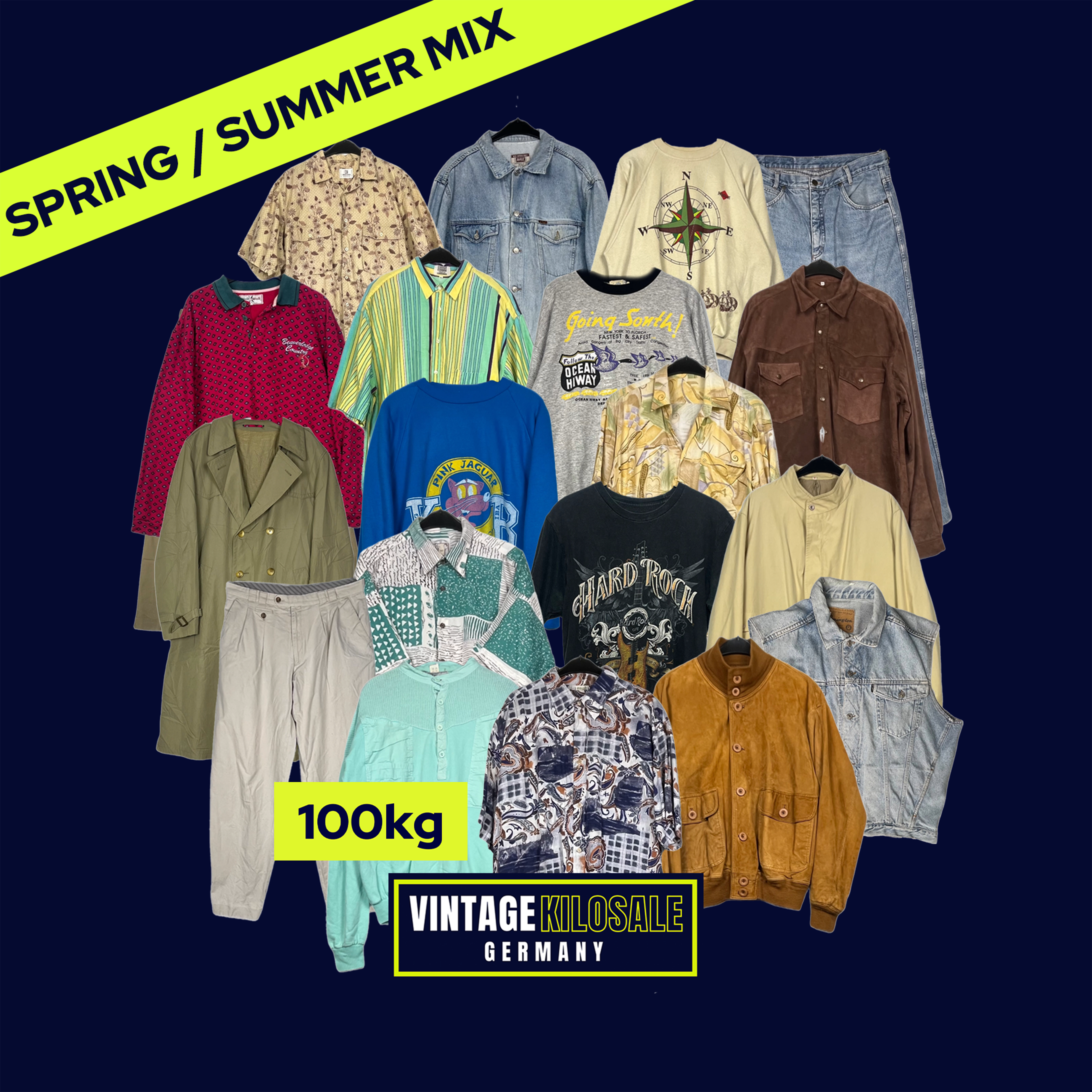 SPRING / SUMMER MIX | UNISEX Vintage Mix | 100kg