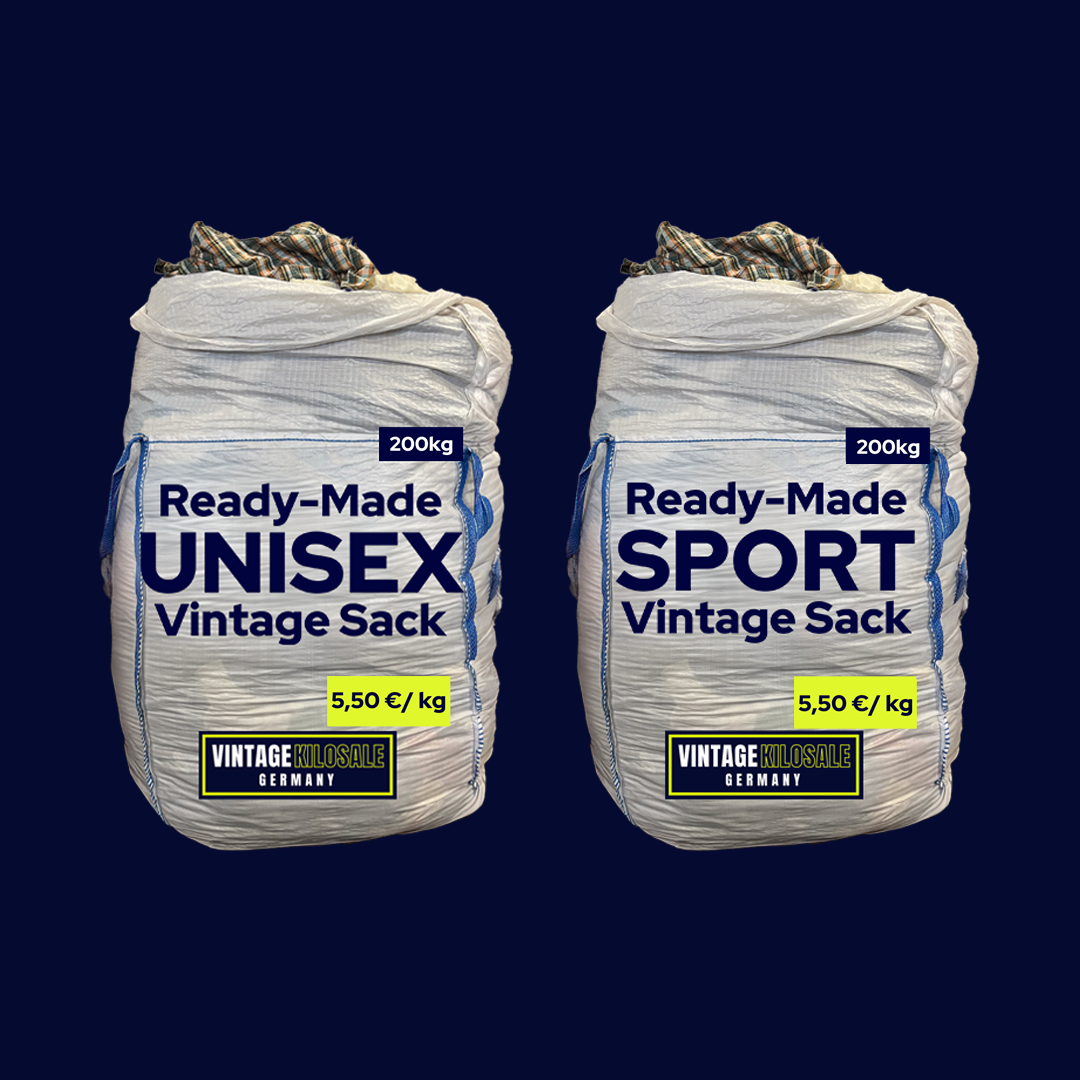 Ready-Made UNISEX + SPORTSWEAR Vintage Set | 400kg