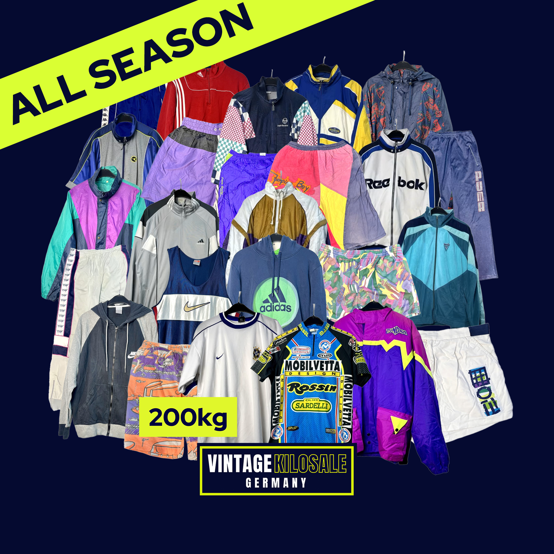 SPORTSWEAR + FEMININE SUMMER Vintage Set | 400kg