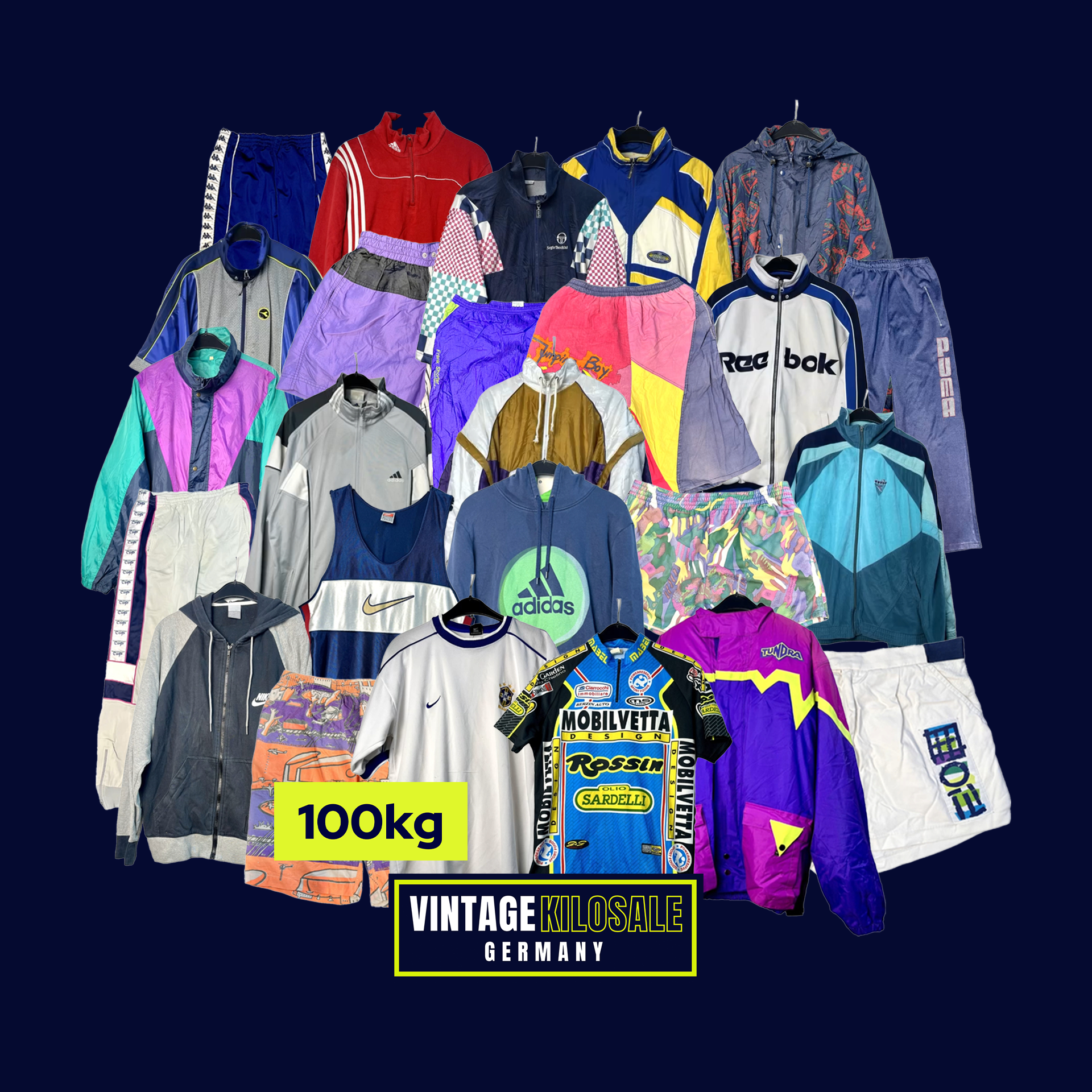 Ready-Made UNISEX + SPORTSWEAR Vintage Set | 200kg