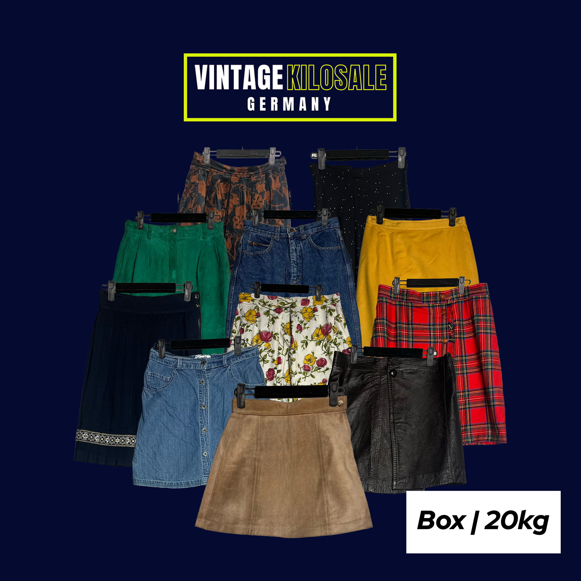 Ready-Made Feminine Vintage Skirt Mix | 20kg