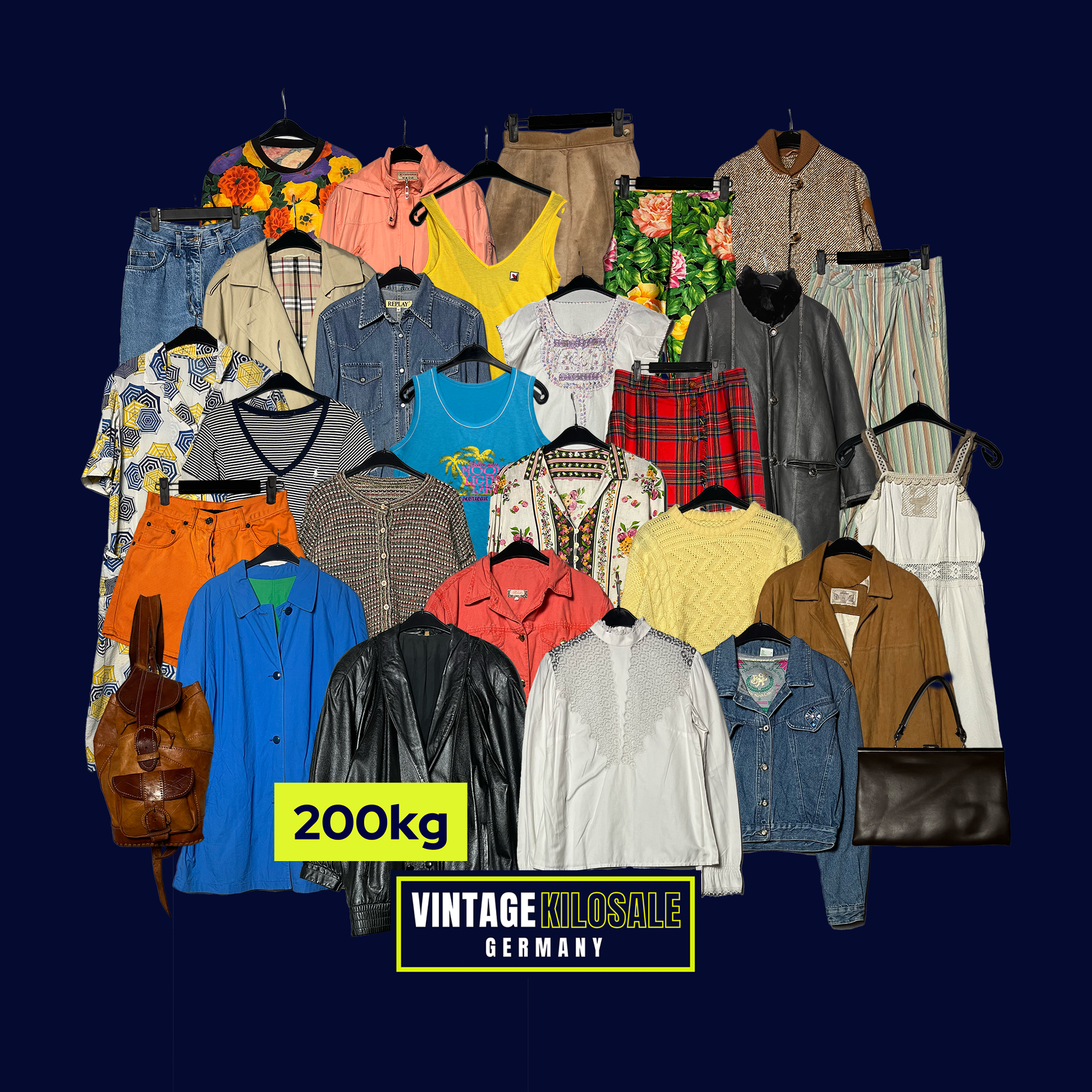 Ready-Made UNISEX + FEMININE + SPORTSWEAR Vintage Set | 600kg