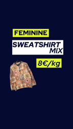 Feminine Vintage Sweatshirt Mix | 20kg