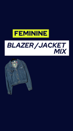 Ready-Made Feminine Vintage Blazer & Jacket Mix | 20kg