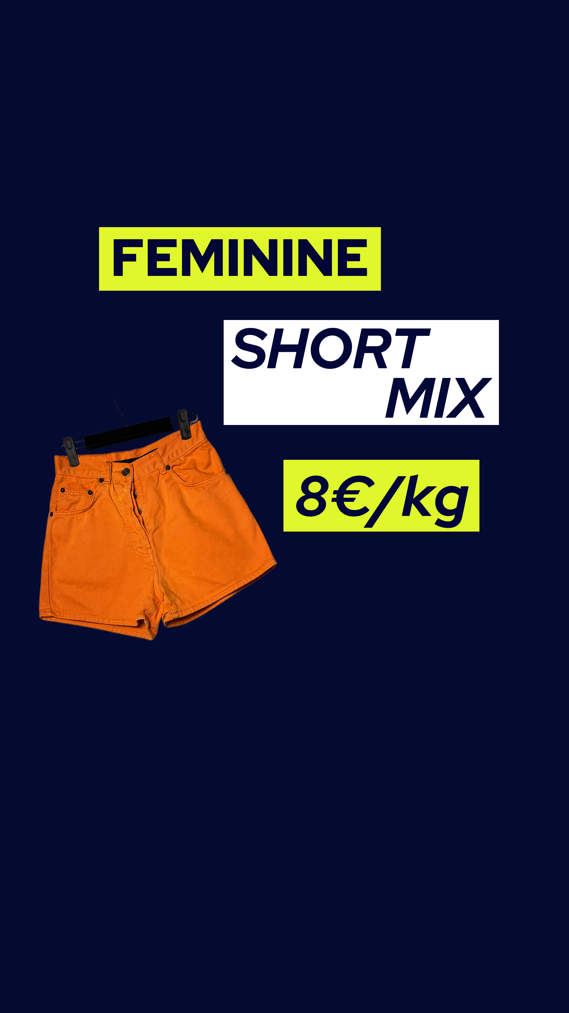 Ready-Made Feminine Vintage Short Mix | 20kg