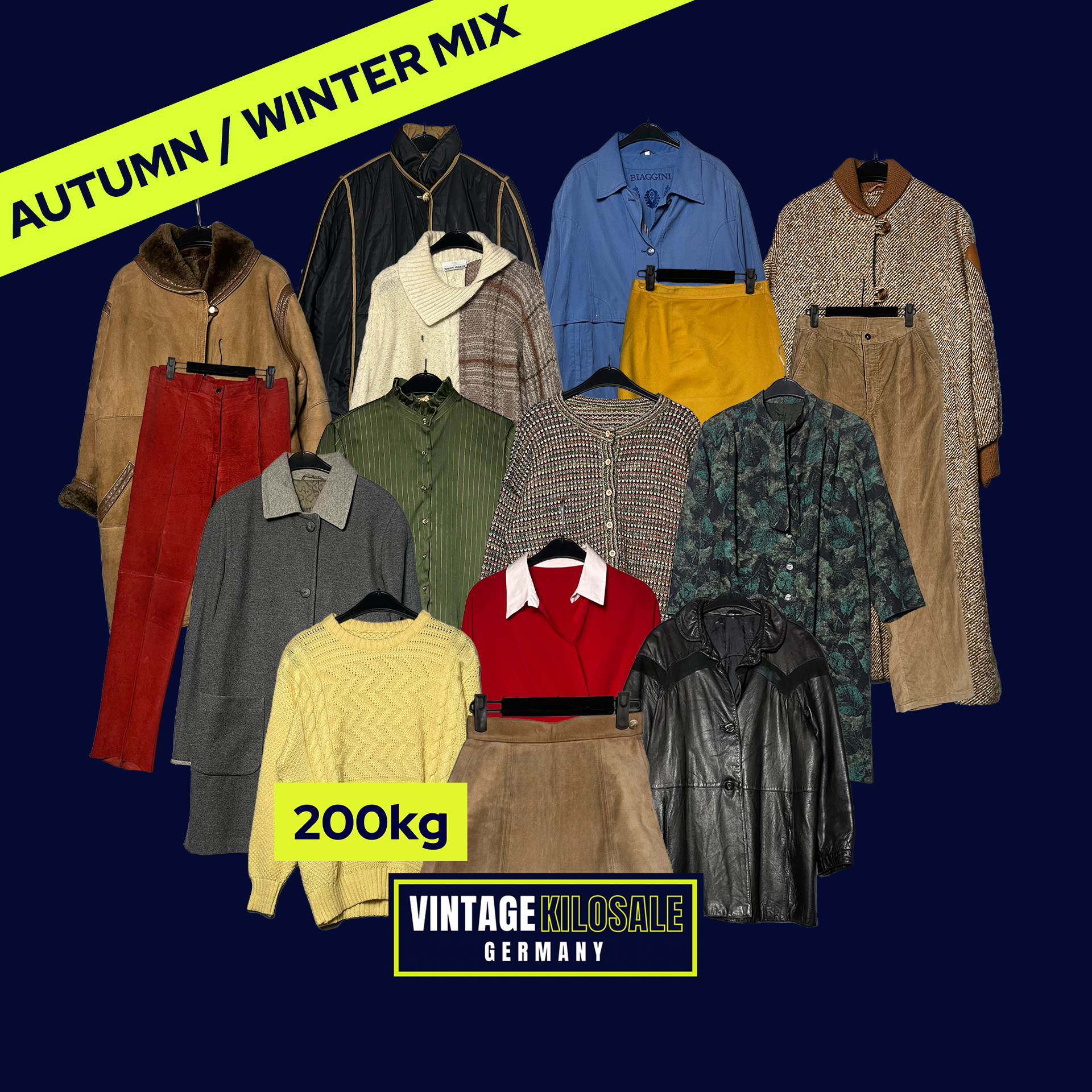 SPORTSWEAR + FEMININE WINTER Vintage Set | 400kg