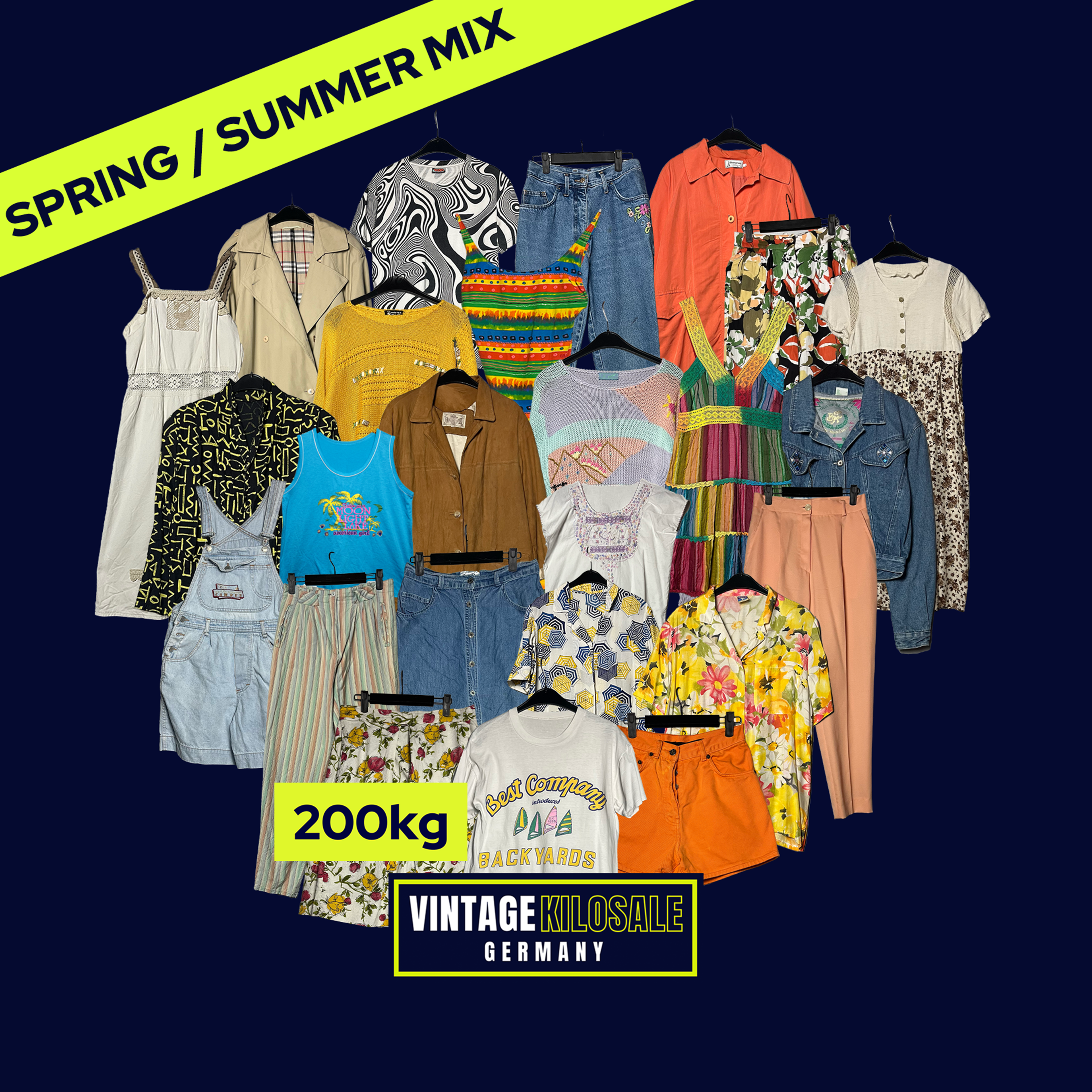 SPORTSWEAR + FEMININE SUMMER Vintage Set | 400kg