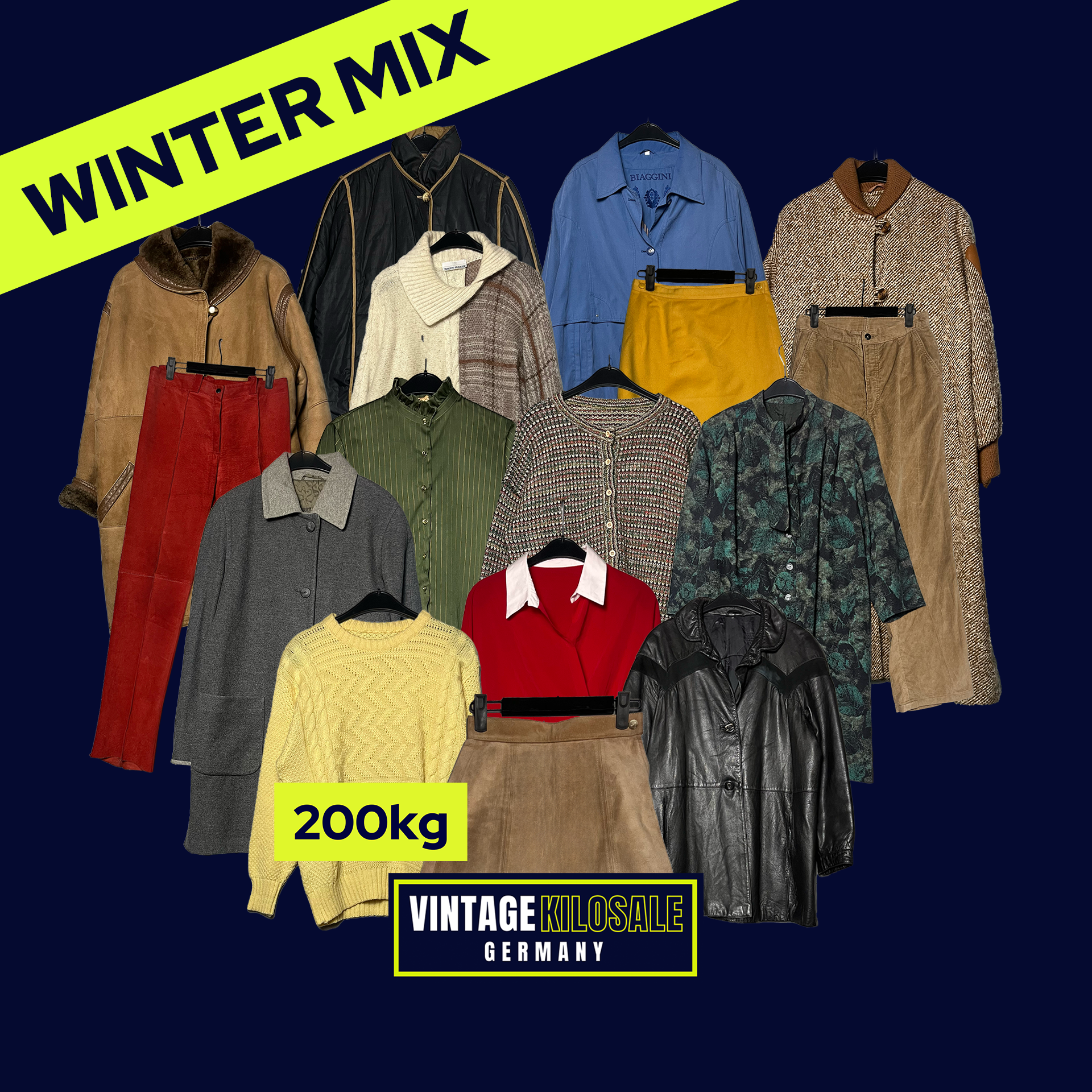 SPORTSWEAR + FEMININE WINTER Vintage Set | 400kg